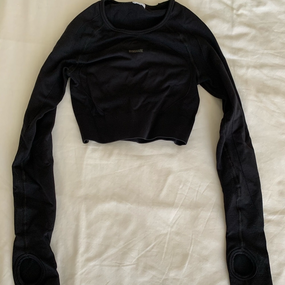 GYMSHARK FLEX CROP LONG SLEEVE